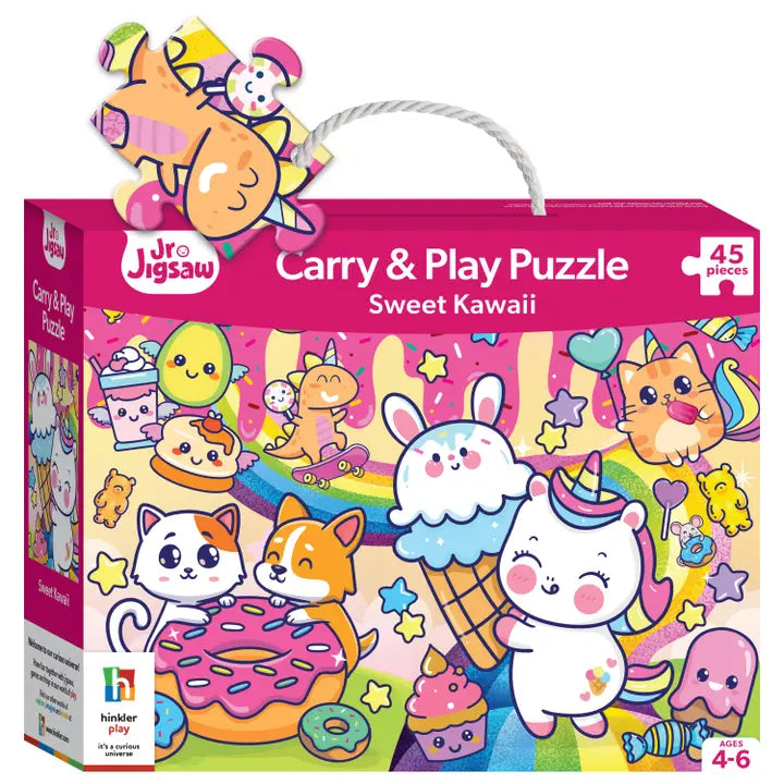 Junior Jigsaw Carry & Play Sweet Kawaii