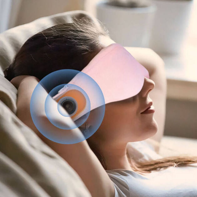 Wireless Speaker Eye Mask - Pink