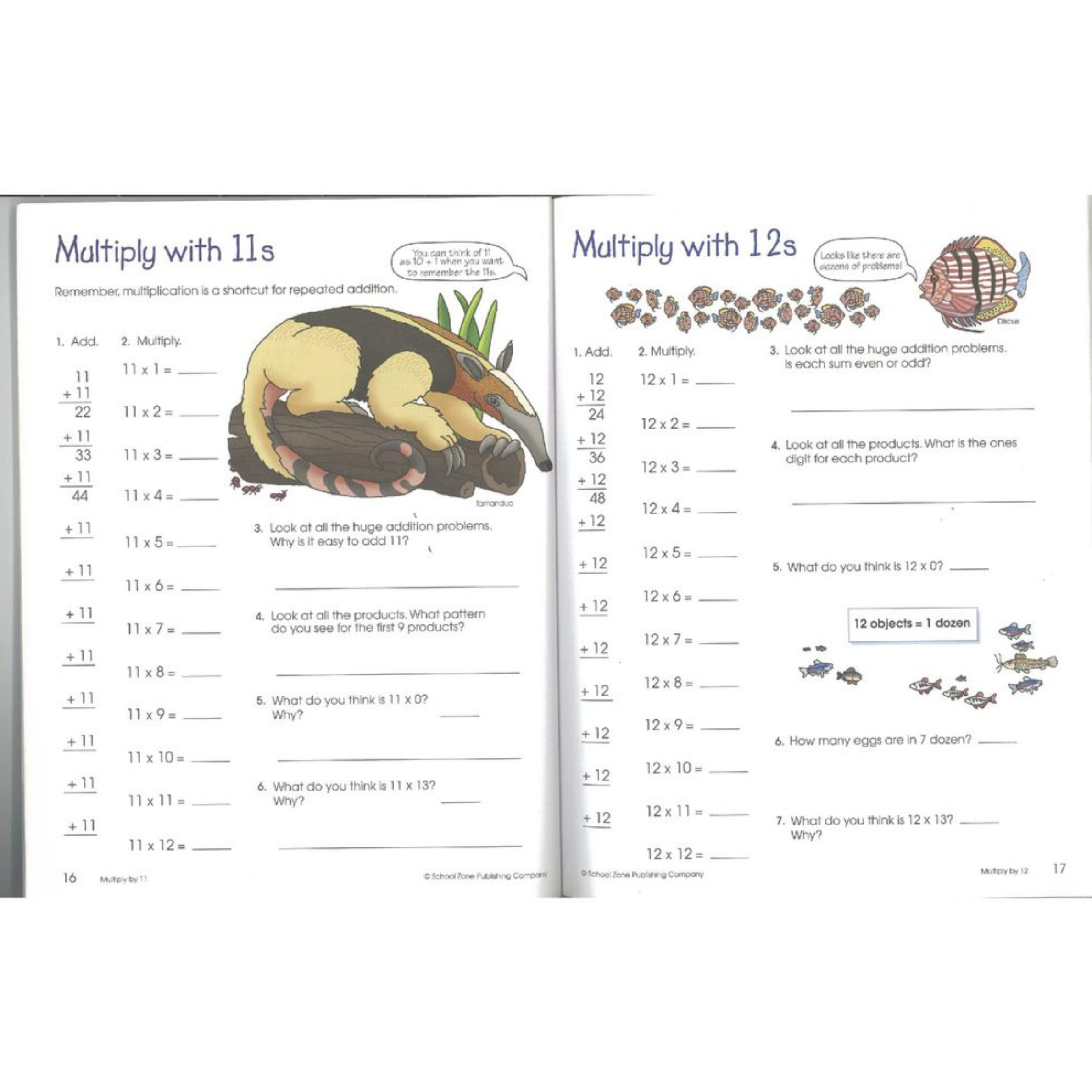 Multiplication and Division Workbook