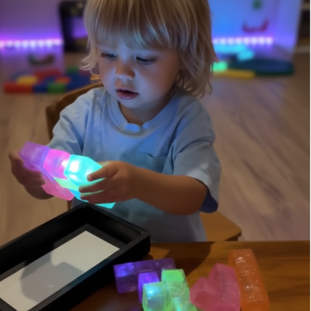 Tetris Squishy Puzzle Glow-in-the-dark