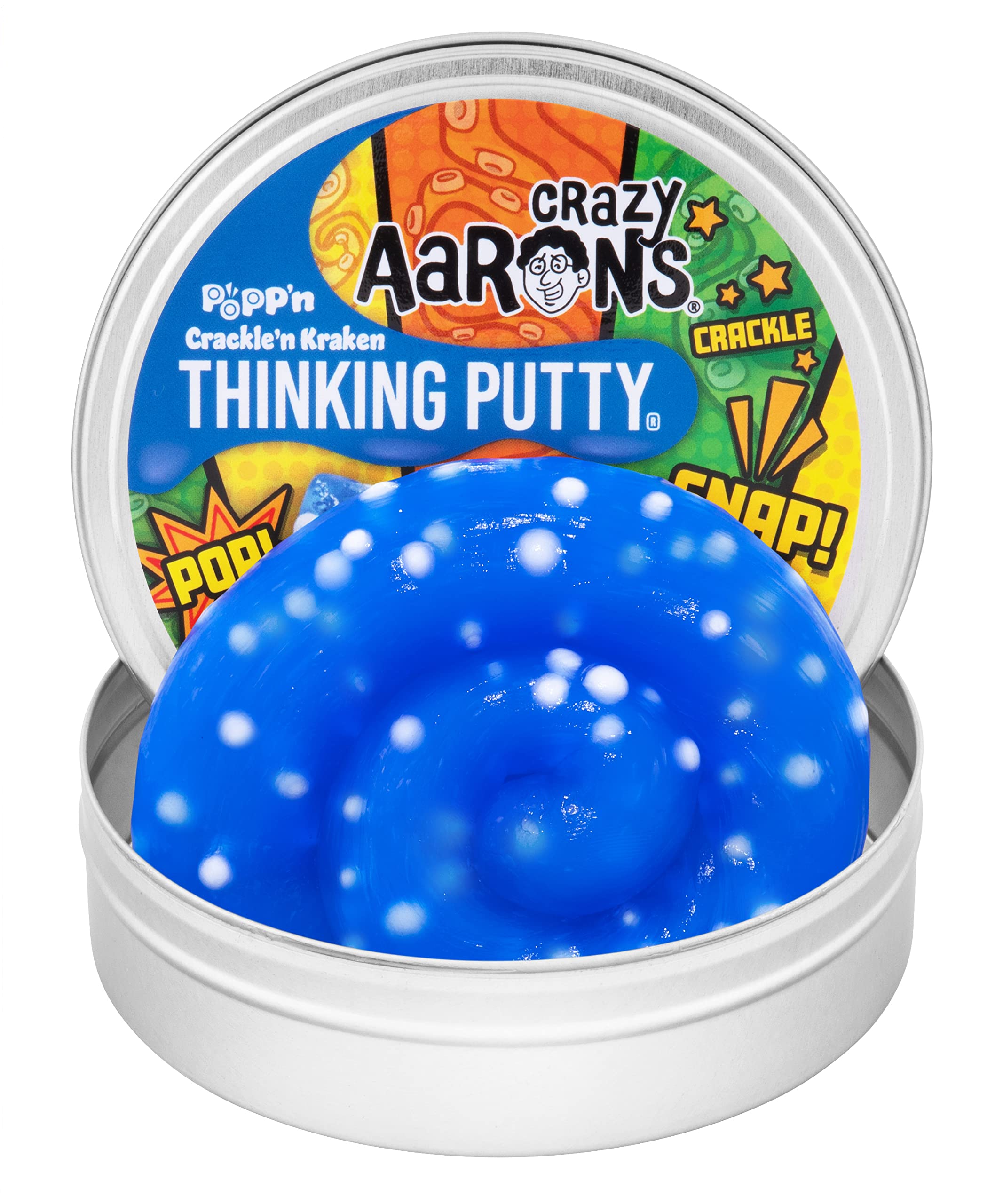 Aarons Thinking Putty Crackle'n Kraken - 4 Inch Tin