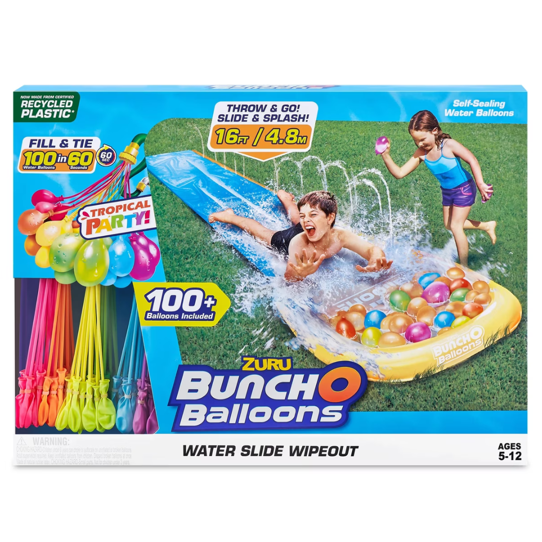 Bunch O Balloons Tropical Party Water Slide Wipeout - damaged outter box