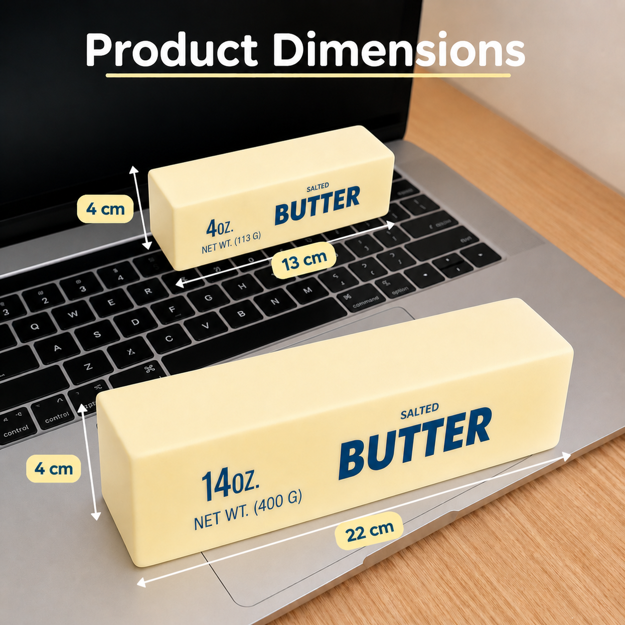 Slow Rising Butter Stick Squishy Giant 22cm