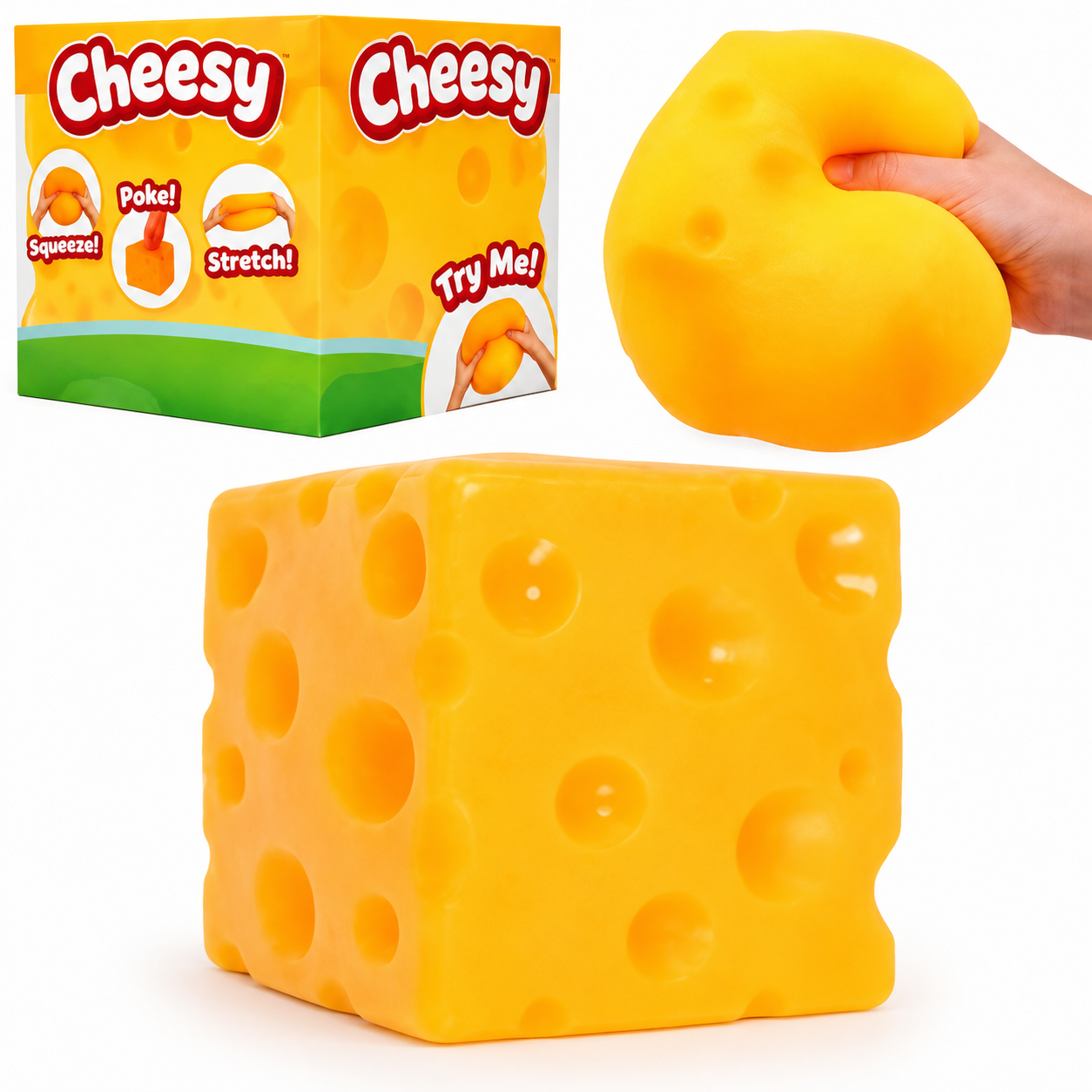 Jumbo Squishy Cheese