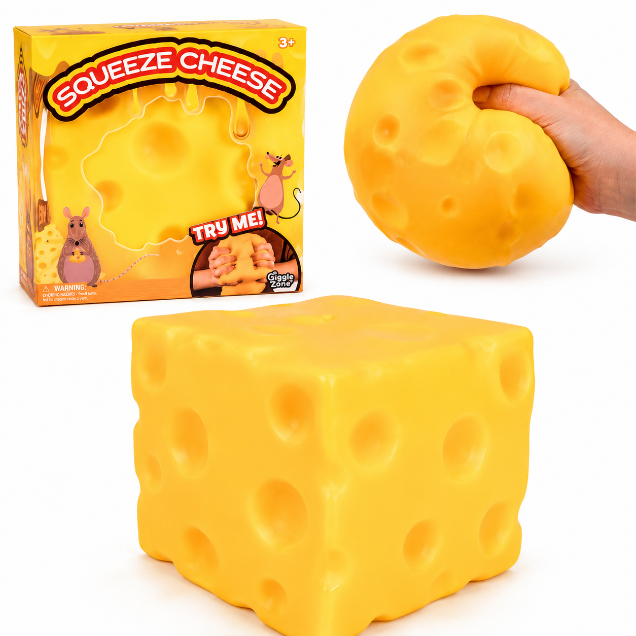Giant Durable Squishy Cheese