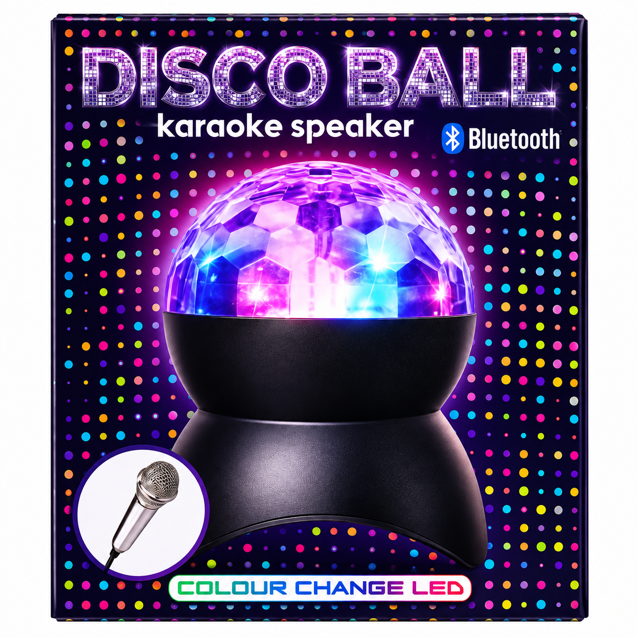 Disco Ball Karaoke Speaker Set