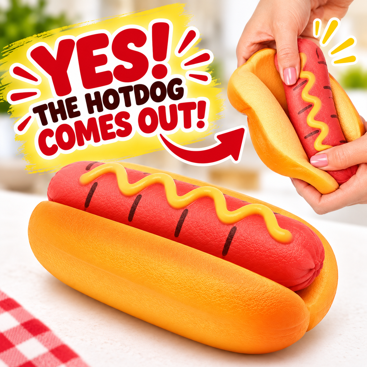 Hot Dog Giant Squishy
