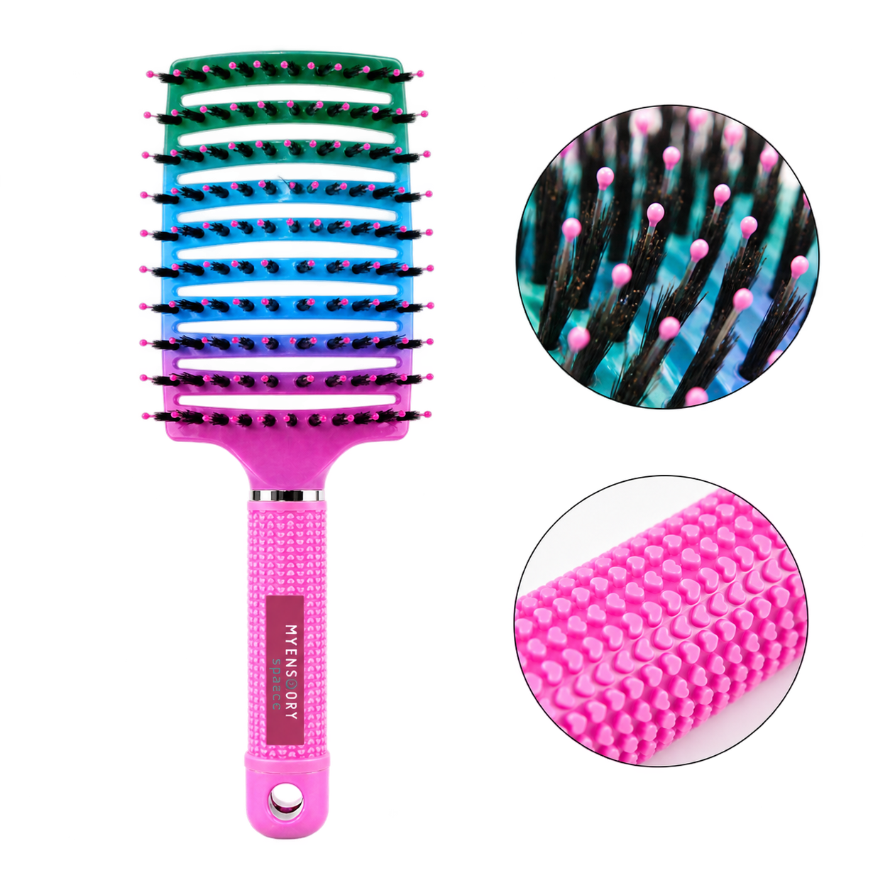 Mermaid Rose My Sensory Space Detangling Hairbrush