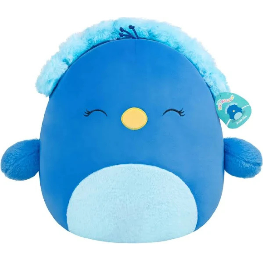 Squishmallows 40cm - Priscilla Blue Peacock