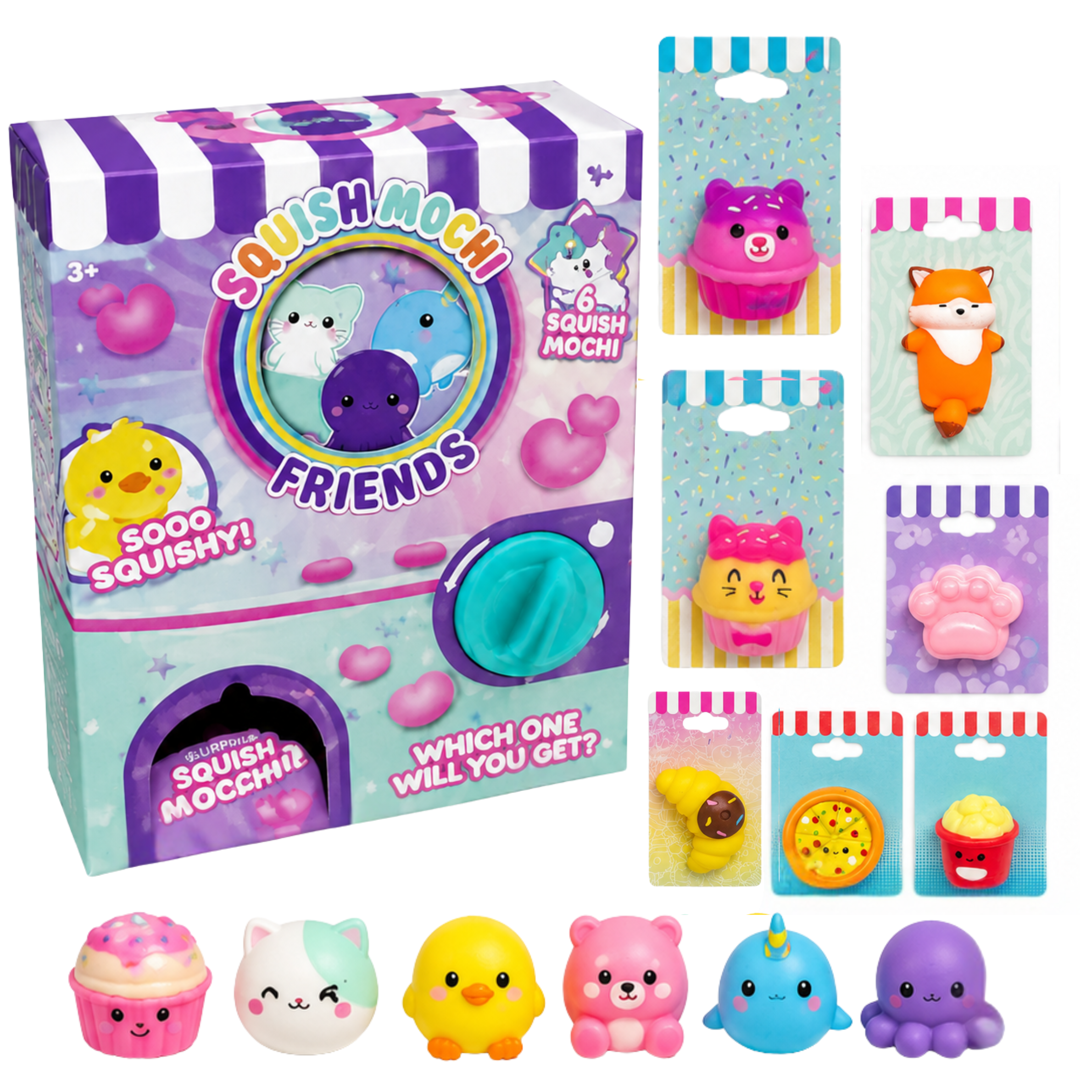 Squishy Mochi Vending Machine Pack