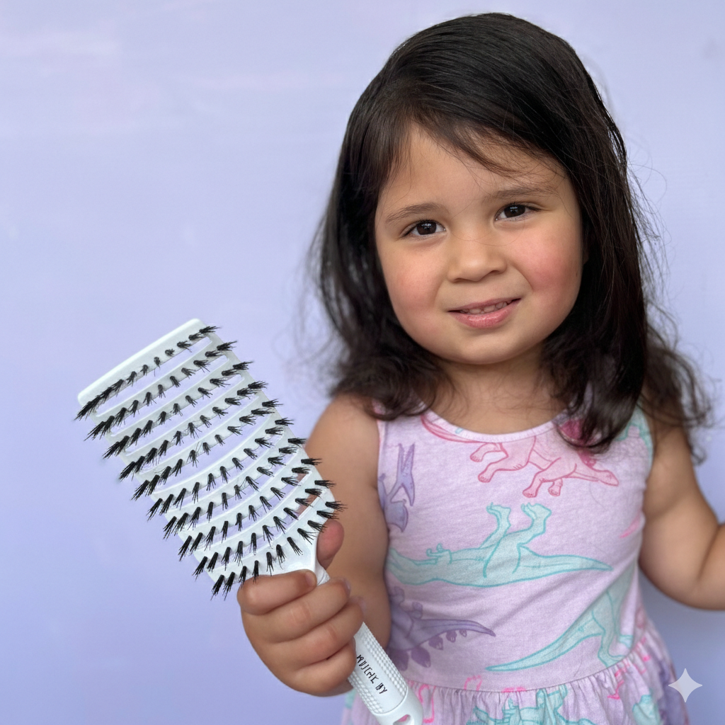 Detangling Hairbrush Arctic White