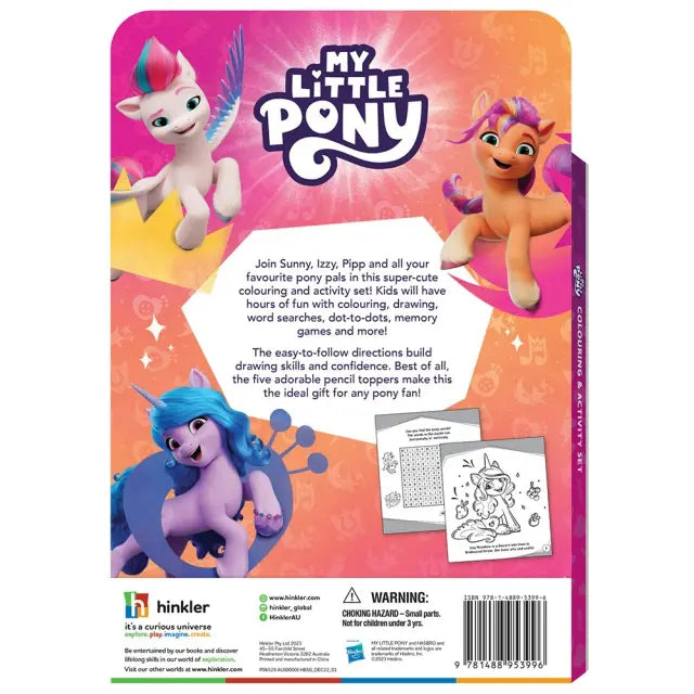 My Little Pony Colouring & Activity Set Kids Book Art
