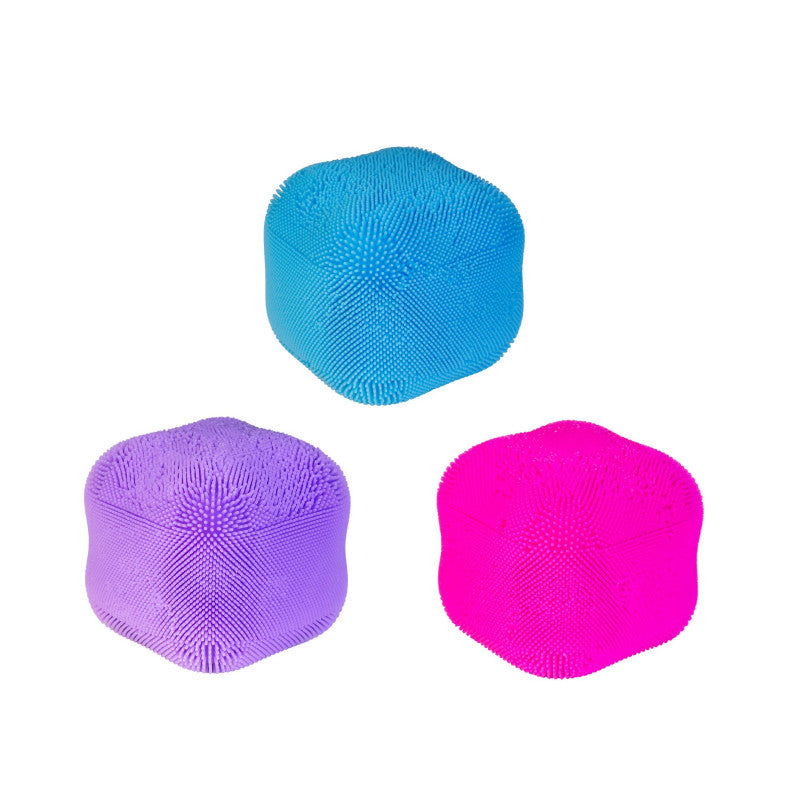 Furry Colour Change Squishy Cube