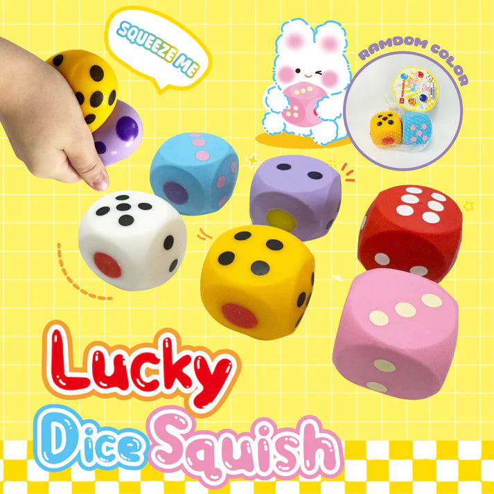 Lucky Dice Squishy - 2 Pack
