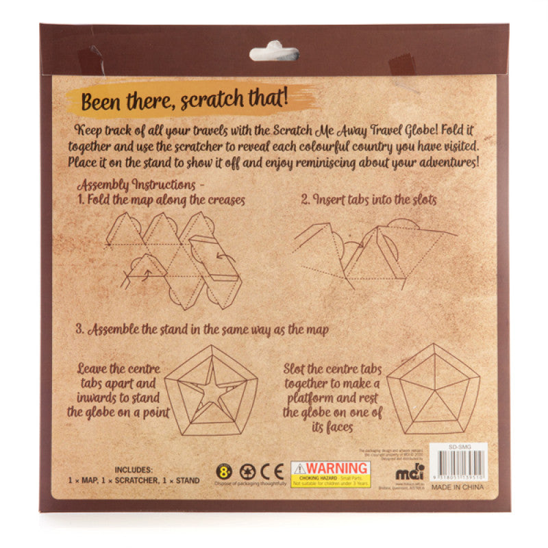 Scratch World Travel Globe