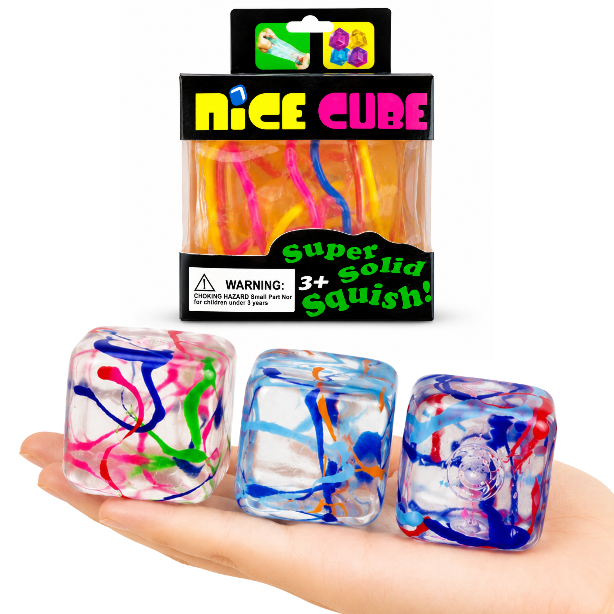Jelly Cube Squishy - Splatter