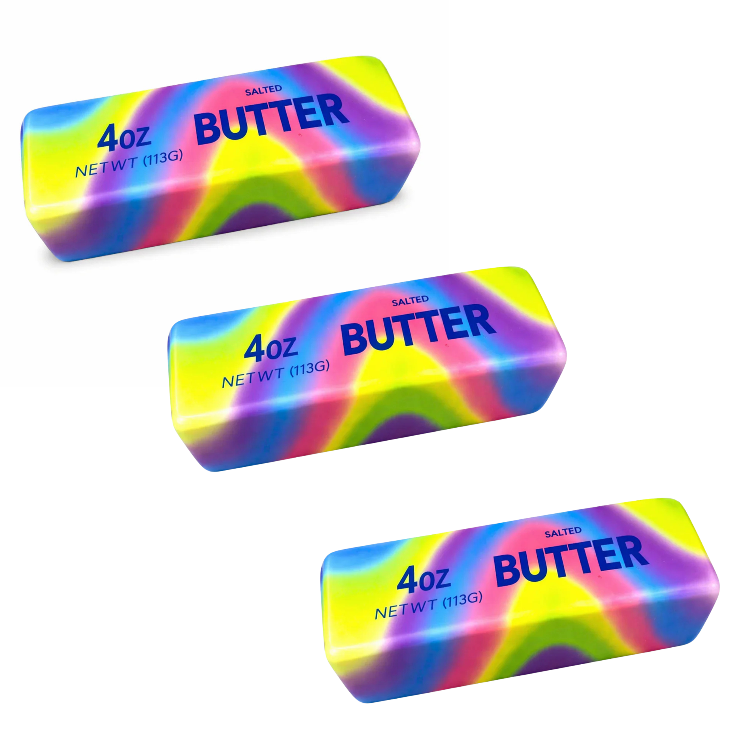 Slow Rising Rainbow Butter Stick Squishy 13cm