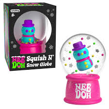 NeeDoh Christmas Snow Globe