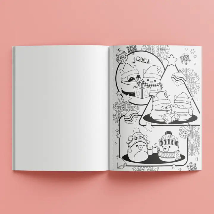 Squishmallows Christmas Colouring Book