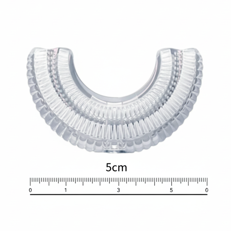 Cheeky Dinosaur U-Shaped Toothbrush Toddler - Green