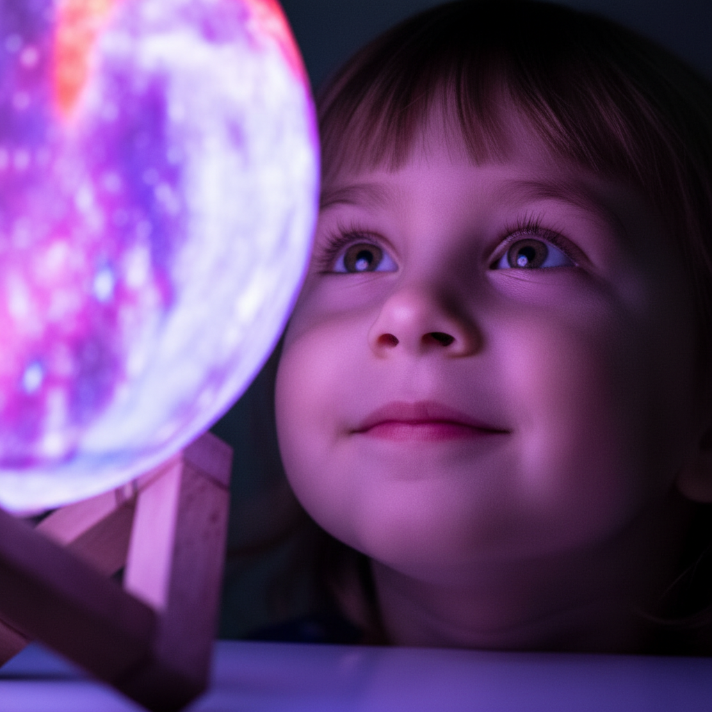 Galaxy Touch Moon Lamps With Remote