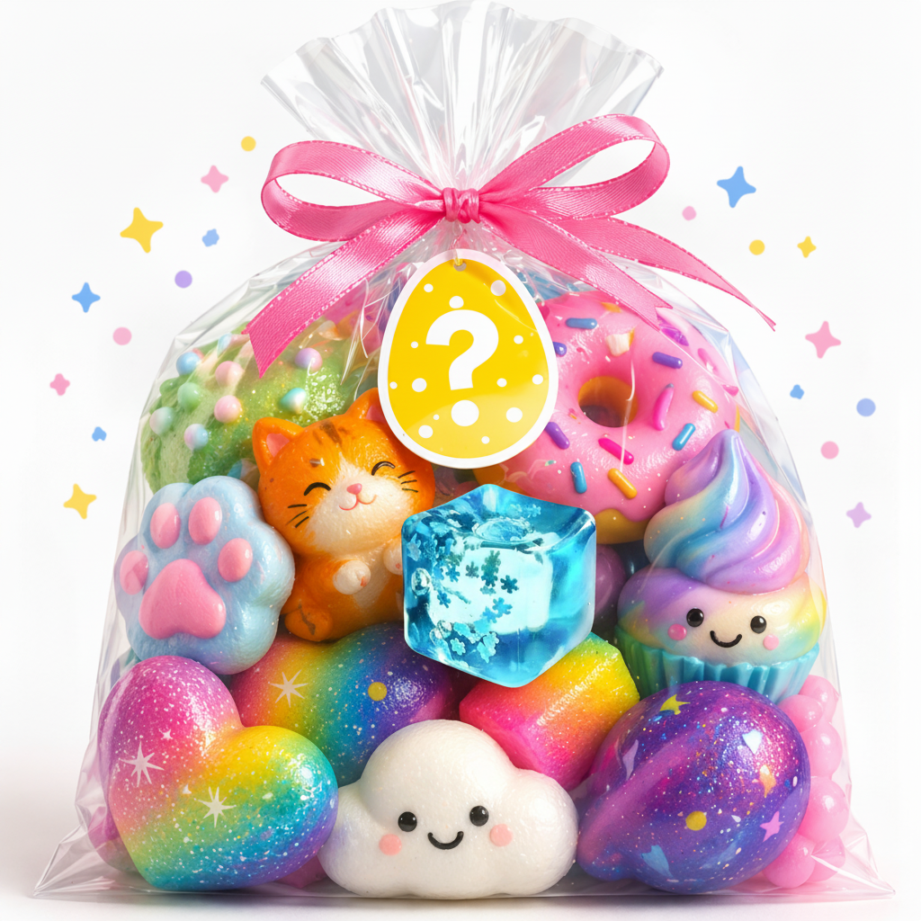 Trending Mystery Squishy Bag - Includes 1 Jelly Cube